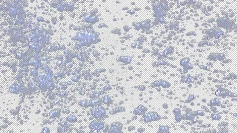 Water Bubbles Alpha Looped Video stock 221366874