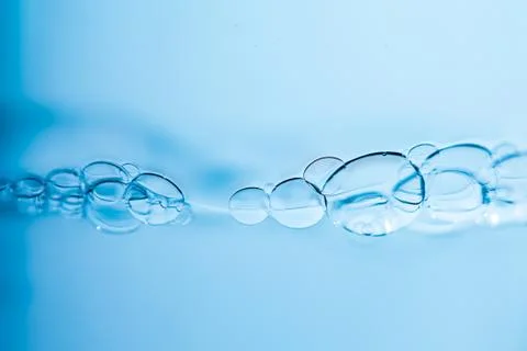 Water bubbles background Stock Photos