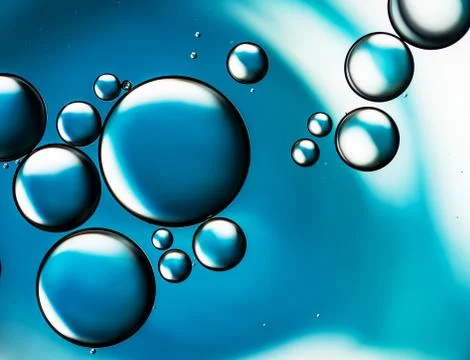 Water bubbles background Stock Photos