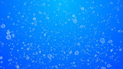 Water bubbles blue background Vidéo 99082649