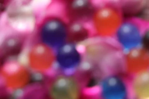 Water bubbles blur effect of ball Stock Photos