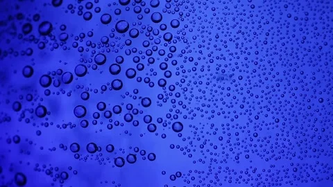 Water bubbles in a bottle Stock Footage 314465402