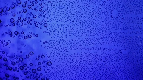 Water bubbles in a bottle Stock Footage 314465418