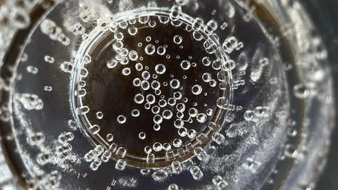 Water bubbles at the bottom Stock Photos