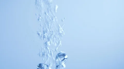Water bubbles with bright background Stock Footage 106076340