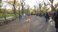 Water bubbles in Central Park New York City in 4K 4k or 4k+ Resolution