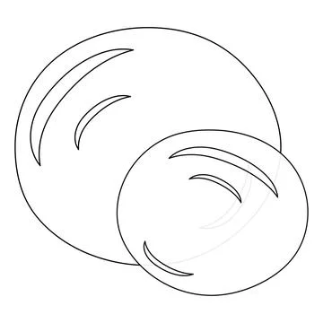 Water Bubbles Coloring Page Vector Stock Illustration