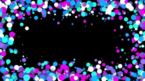 Water bubbles explosion particle effect. Stock-Footage 344095480
