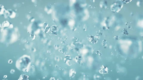 Water bubbles flying in super slow motion 4K 库存影片 150559011