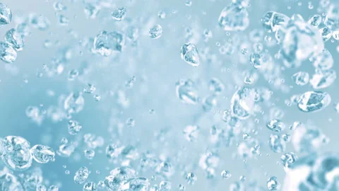 Water bubbles flying in super slow motion 4K Stock-Footage 150593576