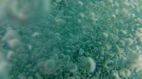 Water bubbles Stock Footage 32686699