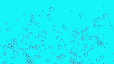 Water bubbles green screen, soda bubbles, Ocean, Air, sea, concept. Stock Footage 312355376