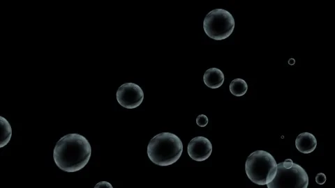 Water bubbles green screen, soda bubbles, Ocean, Air, sea, concept. Stock Footage 312355408