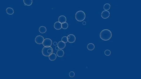 Water bubbles green screen, soda bubbles, Ocean, Air, sea, concept. Stock Footage 312355438