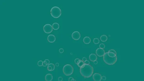 Water bubbles green screen, soda bubbles, Ocean, Air, sea, concept. Stock Footage 312355448