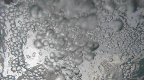 Water bubbles high pressure Stock Footage 63962090
