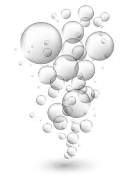 Water bubbles Stock Illustration