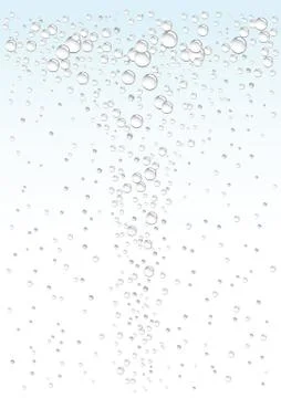 Water bubbles Stock Illustration