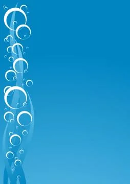 Water with bubbles Stock Illustration