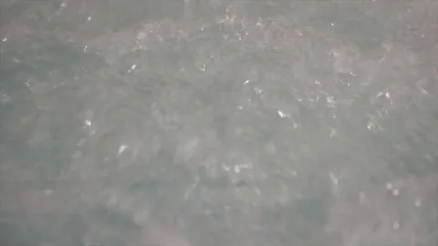 Water bubbles in the jacuzzi Stock Footage 82622882