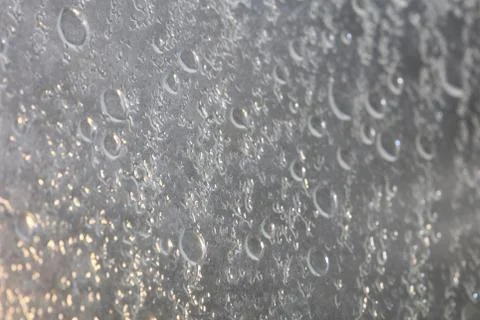 Water bubbles macro abstract bathroom window high quality background prints Stock Photos