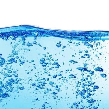 Water with bubbles Stock Photos