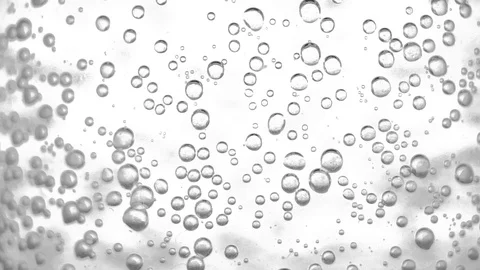 Water bubbles rising up and exploding Video stock 111538897