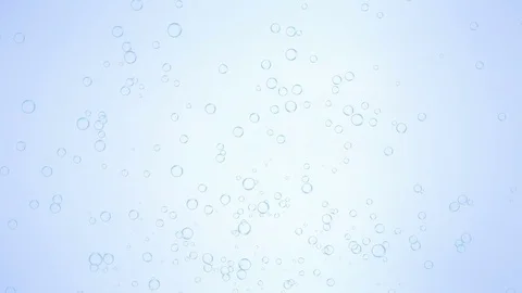 Water bubbles rising up Stock Footage 75243270