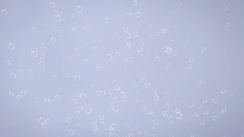 Water bubbles rising up Stock Footage 75244715
