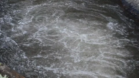Water bubbles from the river Stock Footage 276866482