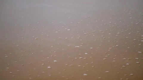 Water bubbles on sand Stock Footage 274345554