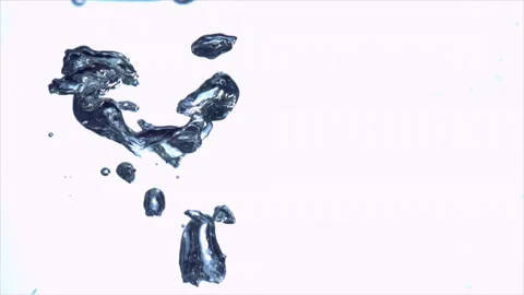 Water bubbles in water Stock Footage 256949788