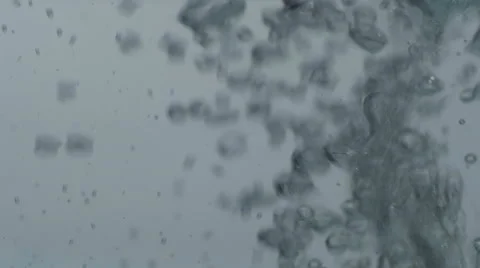 Water bubbles [white bkg] Stock-Footage 65887140