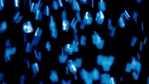 Water bubbling or boiling in clear glass. Video stock 255092186