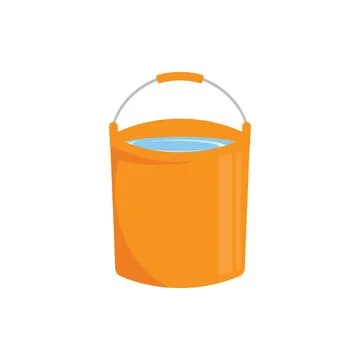 Water bucket icon 스톡 일러스트