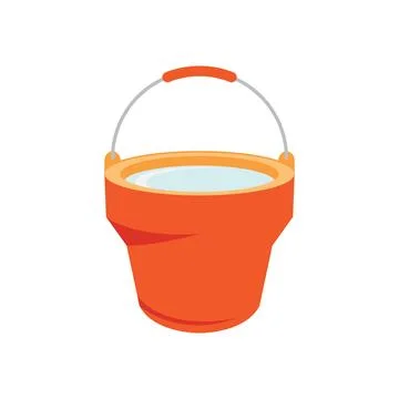 Water bucket icon 스톡 일러스트