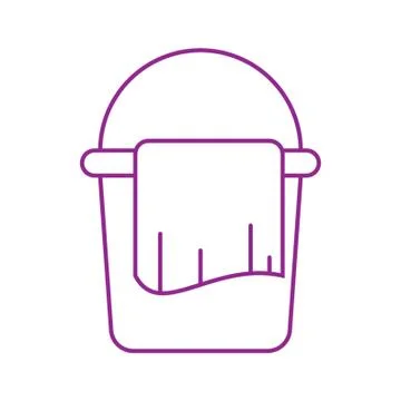 Water bucket vector illustration 스톡 일러스트