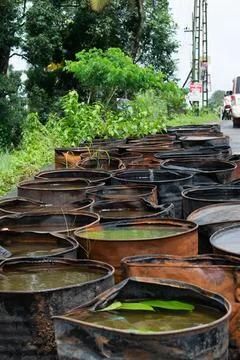Water cans Stock Photos