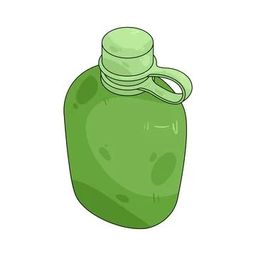 Water canteen 스톡 일러스트