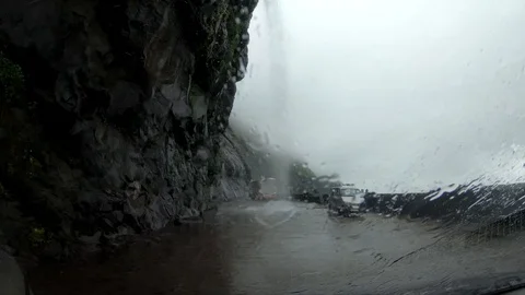 Water on car Stock Footage 118109476