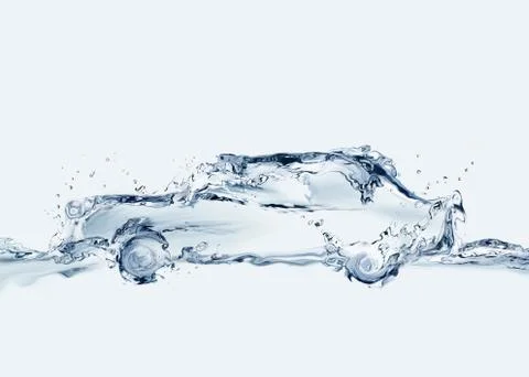 Water Car Illustrazione stock