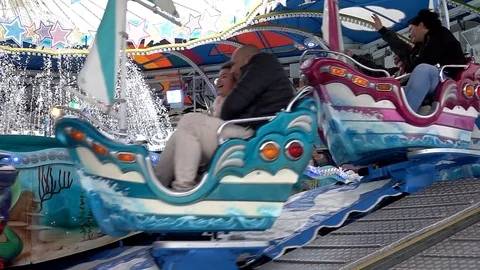 Water carousel, Stock Footage 109614926