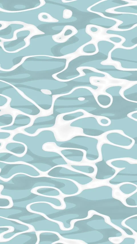 Water Cartoon Vertical with Green Screen 4K Video stock 311433505