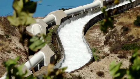 Water Cascade  Downhill46 Stock Footage 81839464