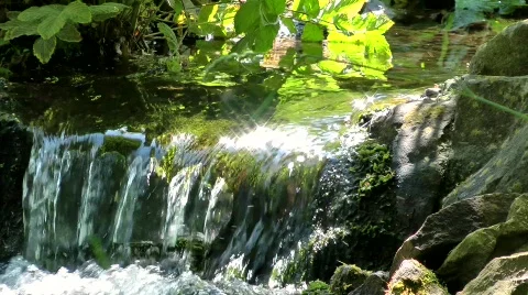 Water cascade Stock Footage 747033