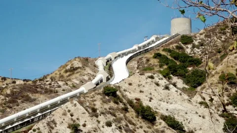 Water Cascade Long Shot39 Stock Footage 81802874