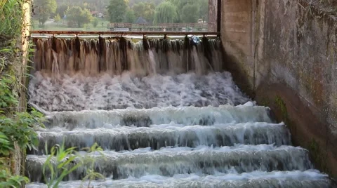 Water cascades Stock Footage 41855808
