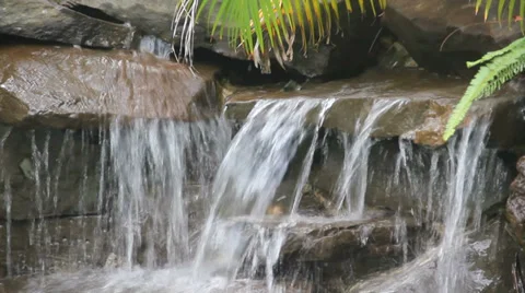 Water Cascading Stock Footage 35056235