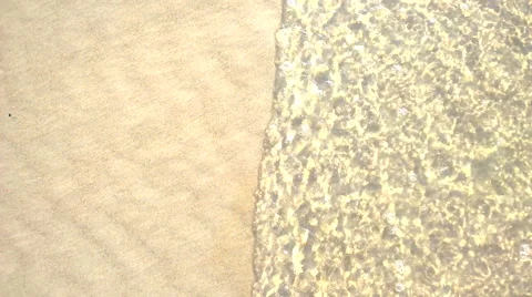 Water caustics on shallow sandy bottom Stock Footage 41497269