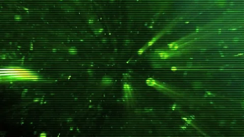 Water Cells green background Video stock 72132009